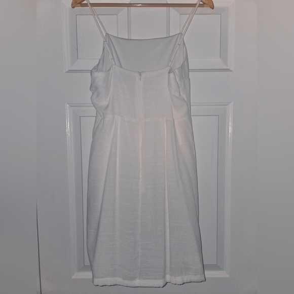 Nine West White Faux Wrap Dress | Size M - Picture 4 of 7